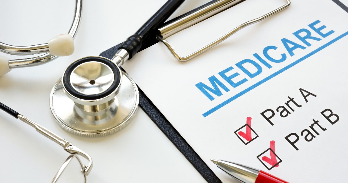 Complimentary Medicare enrollment checklist covering Part A and Part B
